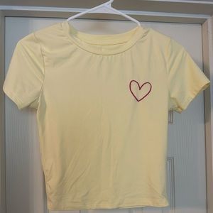 Charlotte Russe Crop Top Style T-Shirt Size Small